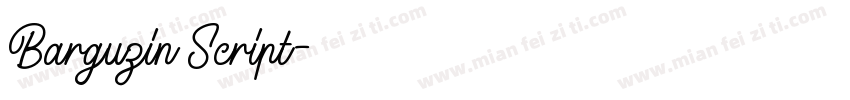 Barguzin Script字体转换